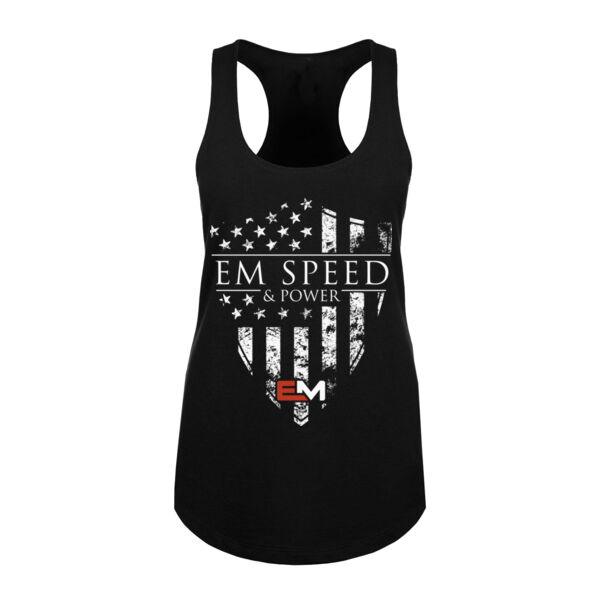 SHIELD FLAG - WOMEN'S FITTED TANK TOP - $5T6BHW$ Thumbnail