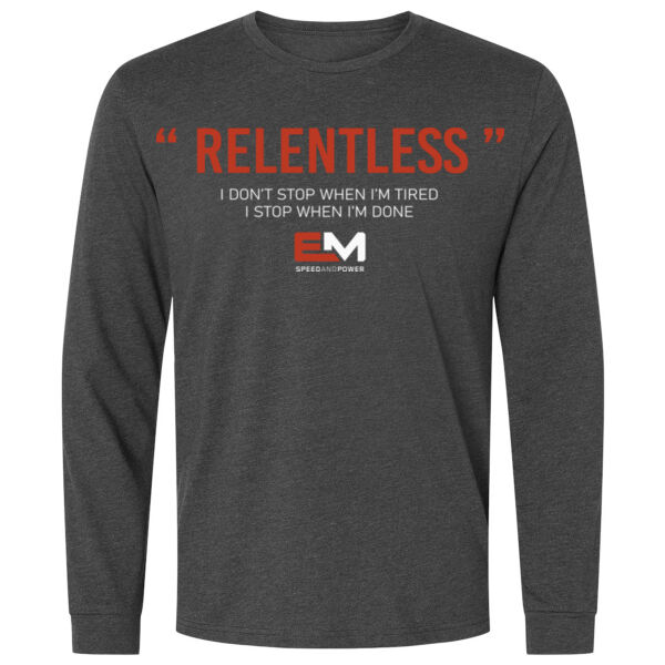 RELENTLESS - LONG SLEEVE T-SHIRT - $3S9MA4$ Thumbnail